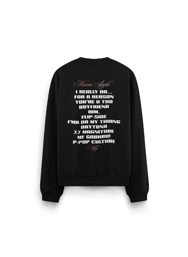7 AURAS Karan Aujla P-POP Culture Sweatshirt (Punjabi Music) - Image 3
