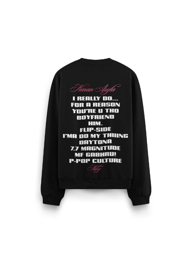 7 AURAS Karan Aujla P-POP Culture Sweatshirt (Punjabi Music) - Image 2