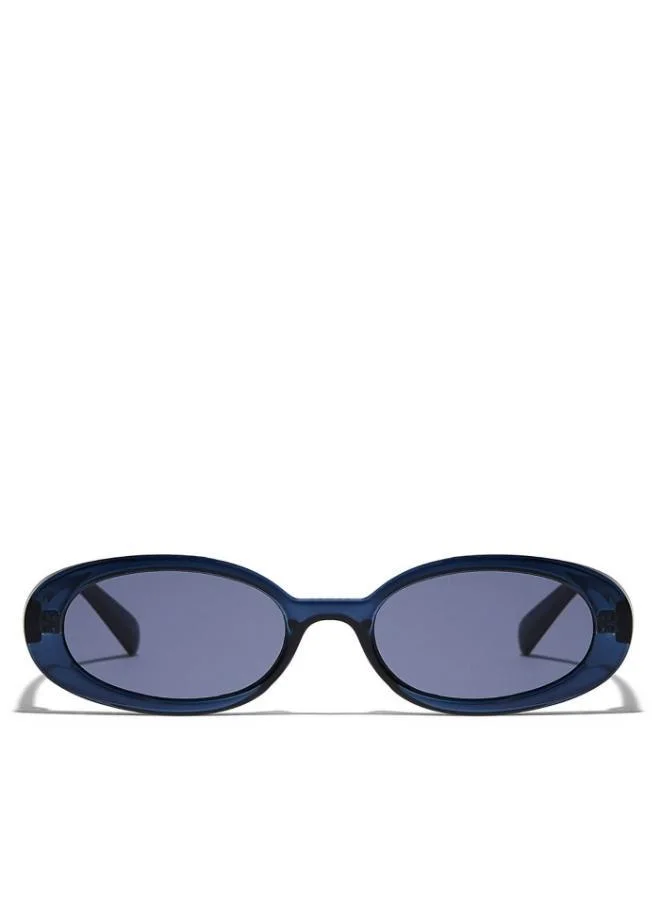 Blackout DREW Women Blue Sunglasses - Frame Material: Thermoplastic Rubber (TR90)- Frame Color: Blue-Lens Color: Blue  - Full Rim