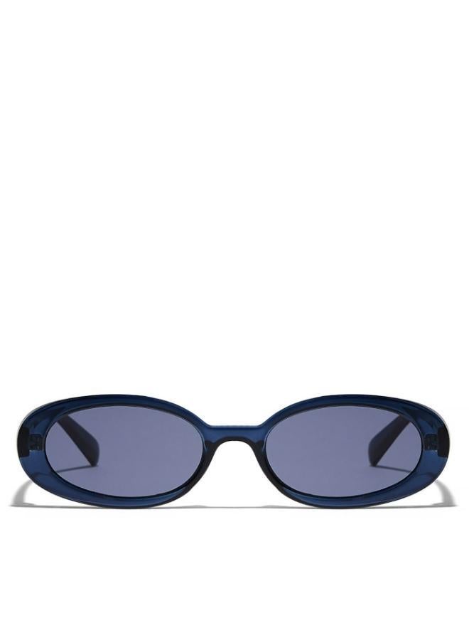 Blackout DREW Women Blue Sunglasses - Frame Material: Thermoplastic Rubber (TR90)- Frame Color: Blue-Lens Color: Blue  - Full Rim - Image 1