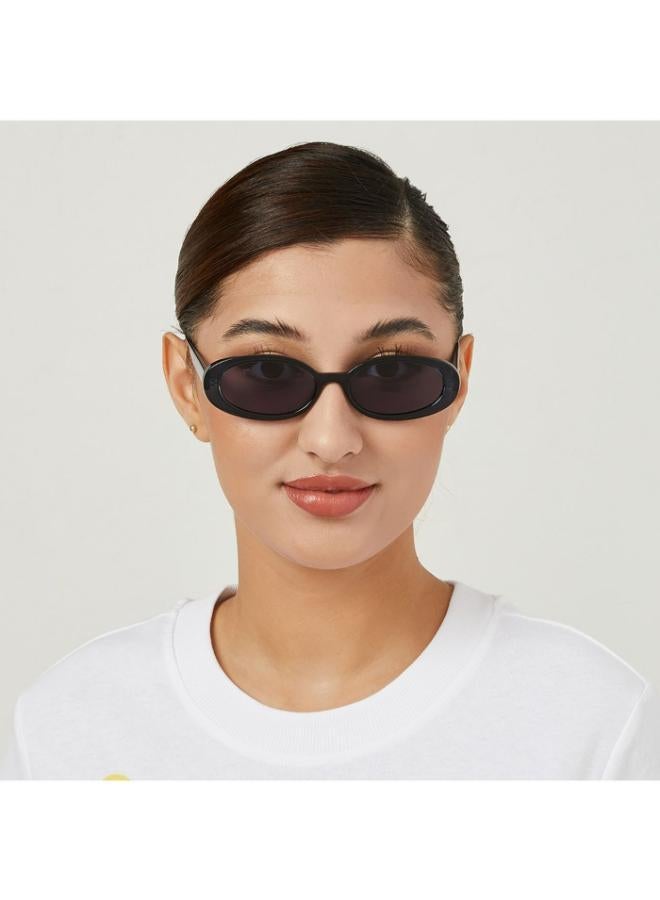 Blackout DREW Women Blue Sunglasses - Frame Material: Thermoplastic Rubber (TR90)- Frame Color: Blue-Lens Color: Blue  - Full Rim - Image 4