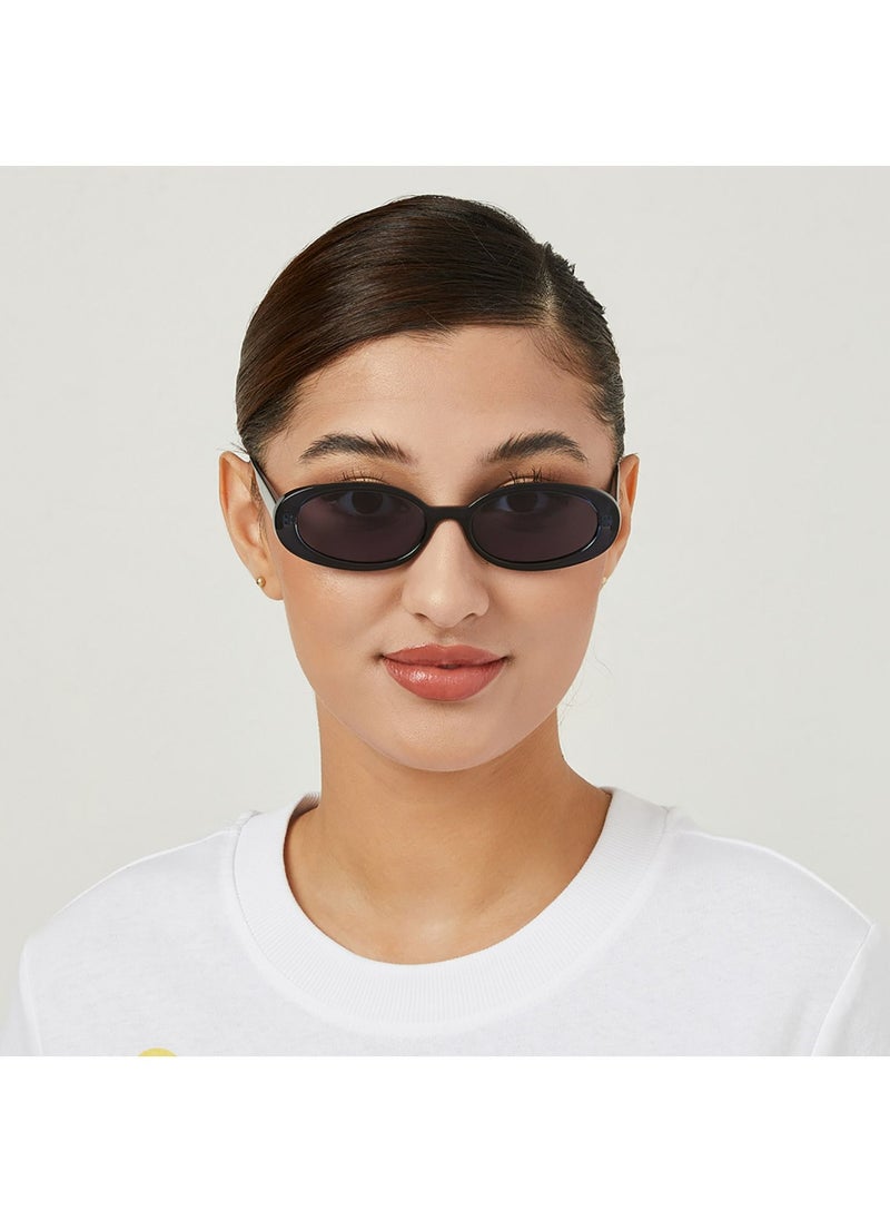 Blackout - DREW Women Blue Sunglasses - Frame Material: Thermoplastic Rubber (TR90)- Frame Color: Blue-Lens Color: Blue  - Full Rim - Image 1