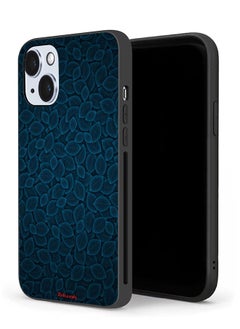 Apple iPhone 14 Plus Protective Case Digital Art Leaves Pattern