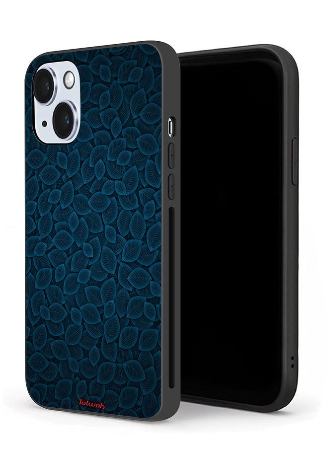 Tolwak - Apple iPhone 14 Plus Protective Case Digital Art Leaves Pattern - Image 1