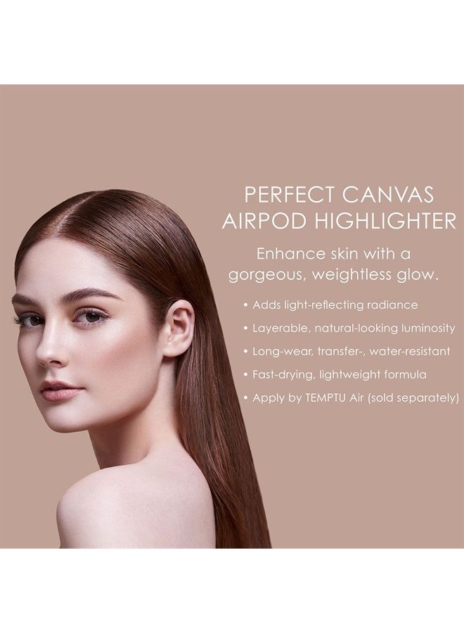 Temptu Perfect Canvas Airbrush Highlighter Airpod, Pink Pearl, 0.10 Fl Oz - Image 3