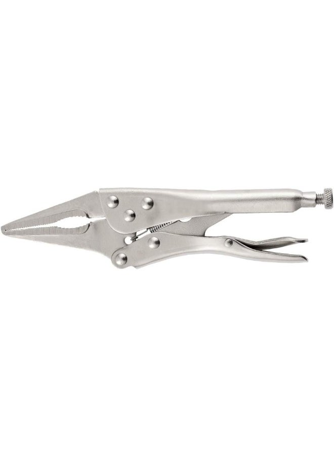 denzeL Locking Adjustable Long Nose Pliers, 6 1/2 Inch Overall Length, Reinforced  - Image 1