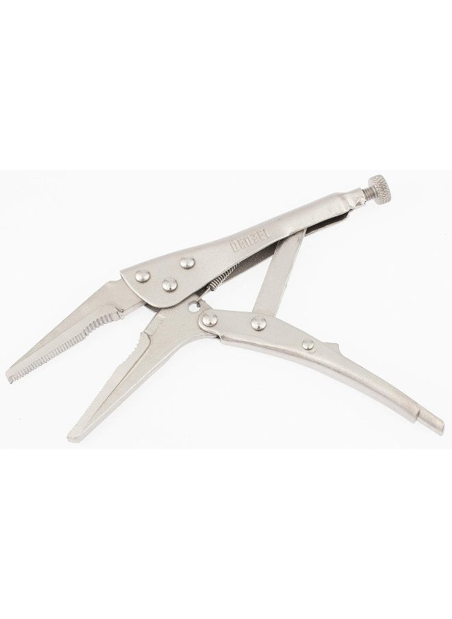 denzeL Locking Adjustable Long Nose Pliers, 6 1/2 Inch Overall Length, Reinforced  - Image 3