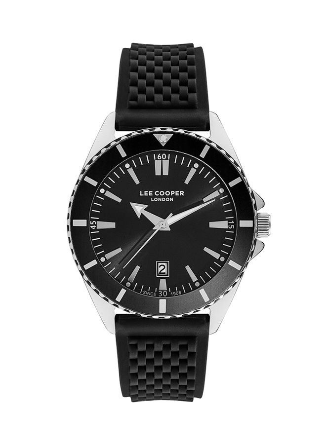 Lee Cooper ساعة يد انالوج بقرص أسود للرجال - LC07361.351 - Image 1