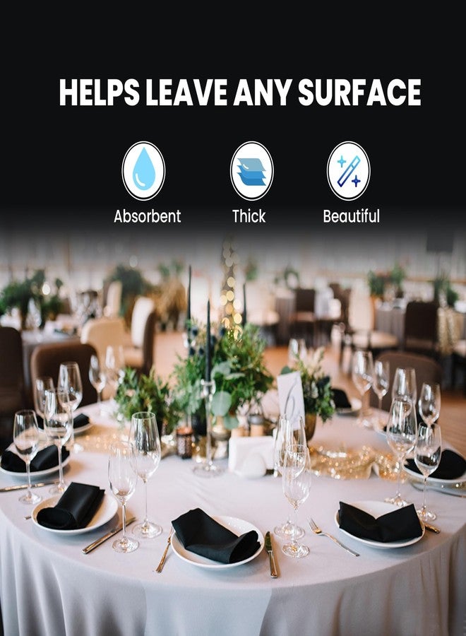 Perfect Stix مناديل عشاء سوداء من بيرفكت وير 2 طبقة عبوة من 125 - Image 3