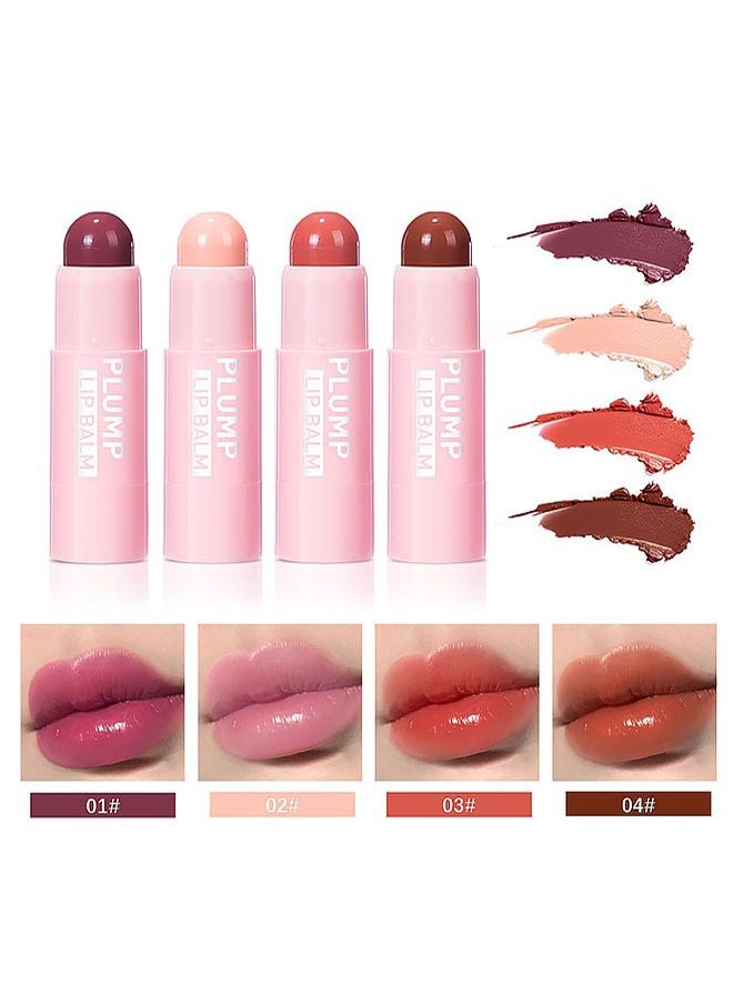 Plump Lip Balm 04, Lightweight Color and Smooth Texture, Blooms To Your Custom Shade by Reacting With The PH Level of Your Lips, Making Your Lips Look Bright and Shiny, Keep Your Makeup All The Time