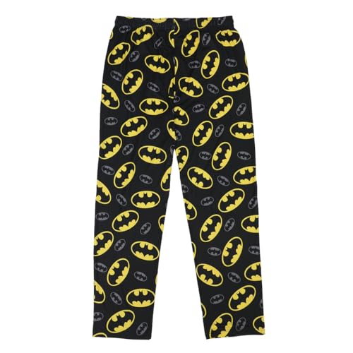 Bioworld Men's Adult Batman Black Sleep Pants - Gotham Knight Comfort for Superhero Fans- Large - Image 3