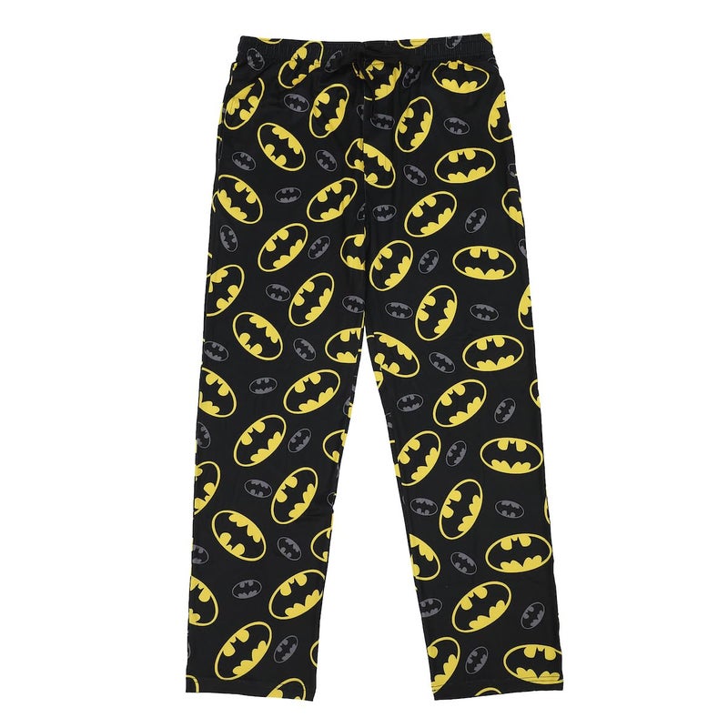 Bioworld Men's Adult Batman Black Sleep Pants - Gotham Knight Comfort for Superhero Fans- Large - Image 5