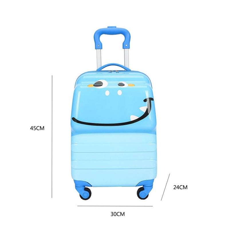 Kids Trolley Suitcase Lightweight Portable Children Suitcase Student Carry On Bag Hard Shell Boys Girls Small Travel Luggage Case with 4 Quite Spinner Wheels for Trip Tour Cabin (Crocodile) - Image 2