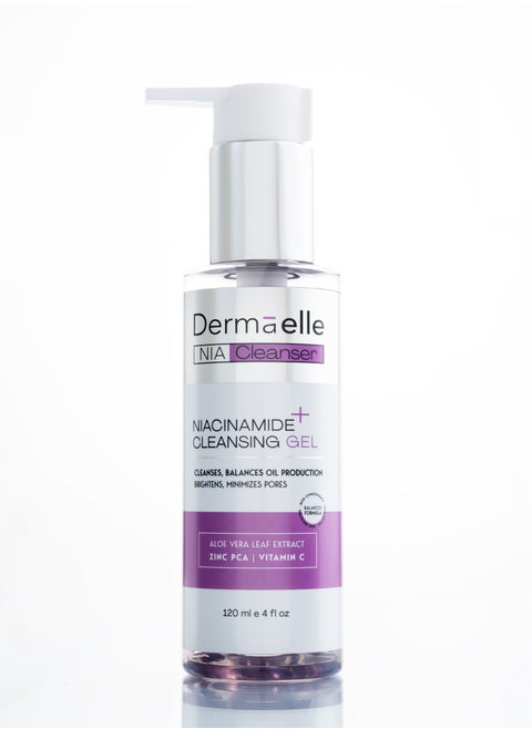 Dermaelle Niacinamide cleansing gel 120 ml