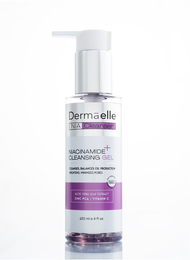 Dermaelle - Dermaelle Niacinamide cleansing gel 120 ml - Image 1