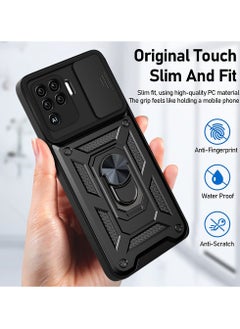 ماركة غير محددة أوببو رينو 6 ض 5G / Reo5 ض 5G / A94 5G الأسود كم واقية  - Image 5