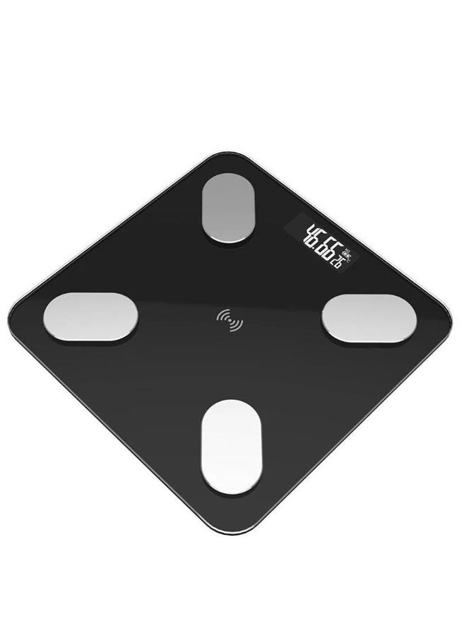Generic Body Scale Multi-Functional Intelligent BT Electronic Body Fat Scale With Smartphone App Body Composition Analyzer(Black)  - Image 3