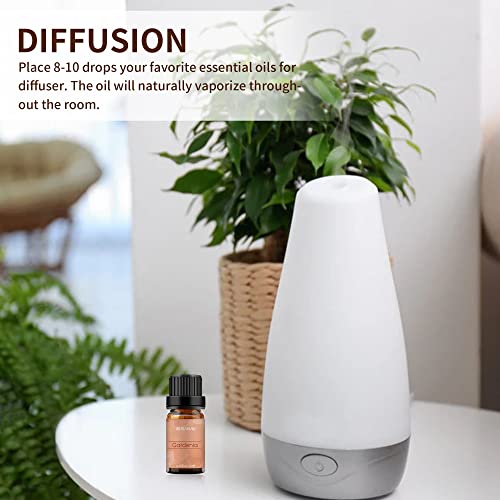 BURIBURI Gardenia Essential Oil, 100% Pure Gardenia Fragrance Oil, Fragrance Oil Essential Oils 10ML for Soap Candle Making - Image 5