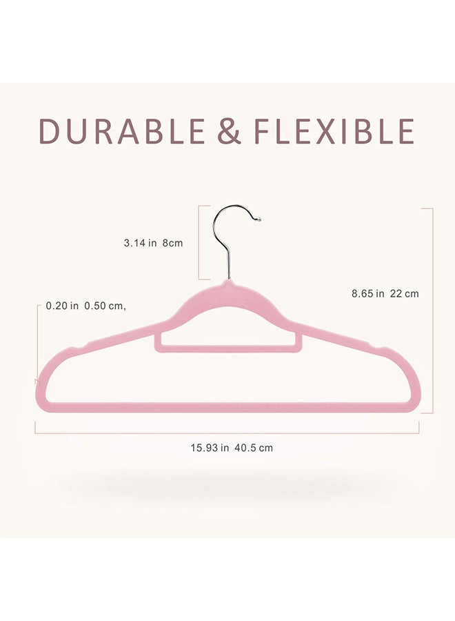 MIXDE 30PCS Hanger Set,Flocking Material,Non-slip and Durable,360-Degree Rotating Design,Hanging Dress/Robe/Shirt,Standard Size Suitable for Home/Hotel/Clothing Store - Image 5