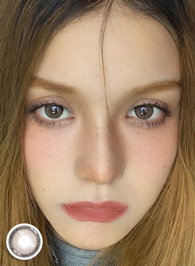 سيدة جديدة عدسات لاصقة ملونة رمادية من فريش ليدي للاستخدام السنوي - Image 3