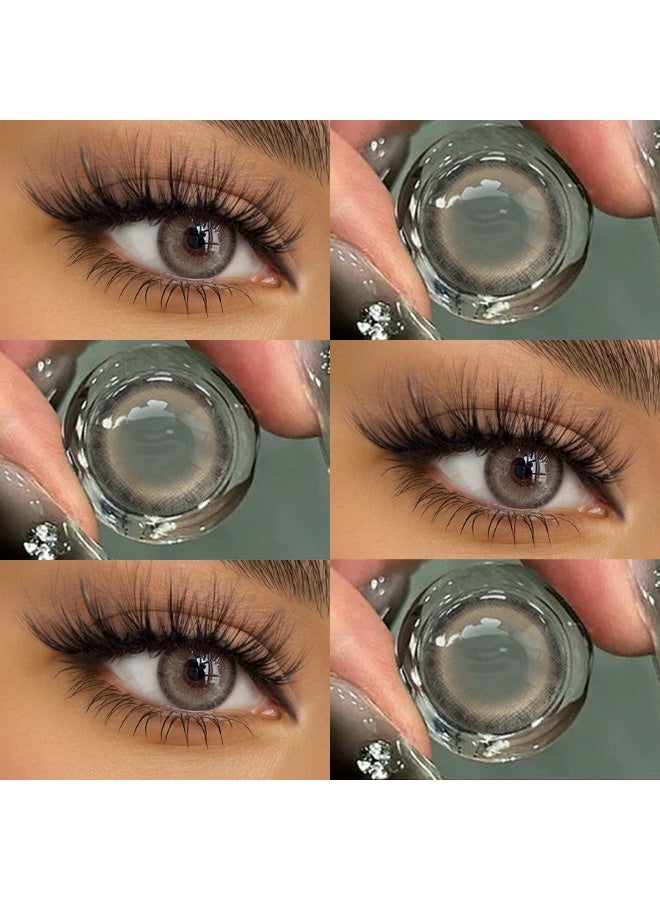 FreshLady Almond Brown Colored Contact Lenses – Yearly Natural Daily Wear, Gentle Eye Enlargement for Everyday Makeup, Expert Recommended - Image 3