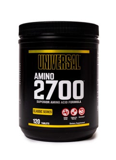 UNIVERSAL NUTRITION Amino 2700 Superior Amino Acid Formula Classic Series 120 Tablets 