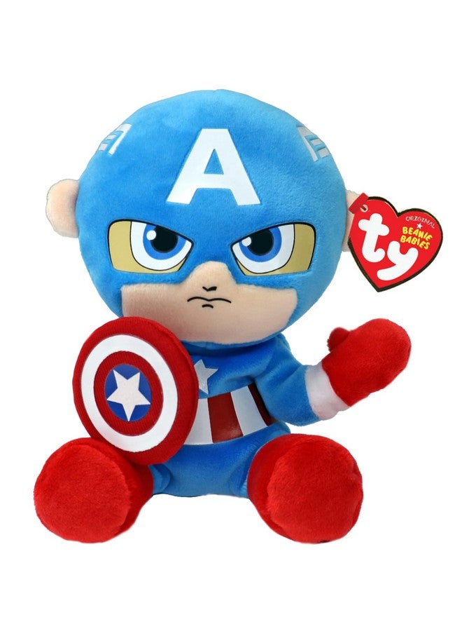 TY Beanie Babies Captain America (Soft Body) - 6"