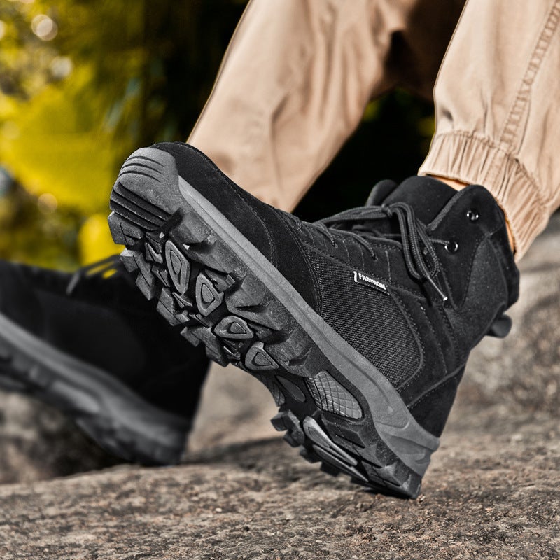 High-Top Outdoor Military Boots Fashion Casual Shoes Outdoor Hiking Shoes High-Top Martin Boots Combat Training Boots - Image 5