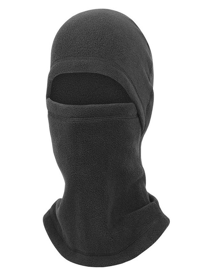 AILONSHAWN Black Winter Fleece Balaclava Face Mask Men Warm Fleece Ski Mask for Women Windproof Thermal Face Mask for Cold Weather Motorcycle - Image 1