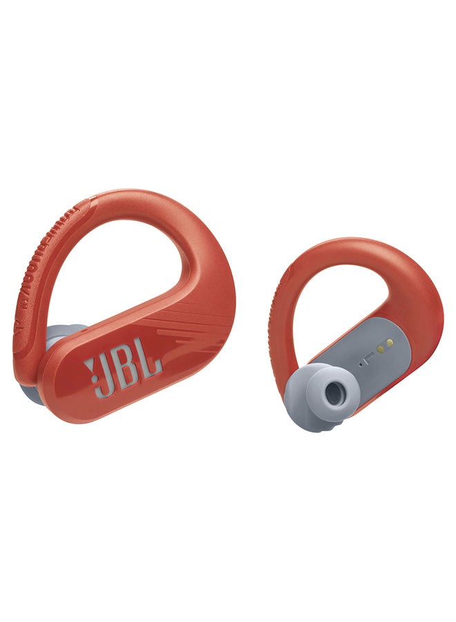 JBL Endurance Peak 3 Dust Water Proof Tws Active Earbuds Pure Bass Sound 50H Battery IP68 Dust And Water Proof Ambient Aware And Talk Thru Coral - Image 2