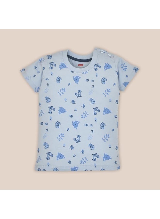 LuvLap Baby Boys Regular Fit 100% Cotton Half Sleeves Boys T-Shirt Set Pack of 3 - Image 4