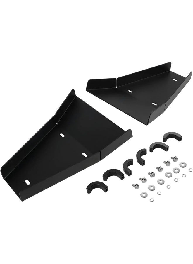 Ebiker Black Aarm Guards Skid Plate Protector for Yamaha Raptor 700 - Image 1