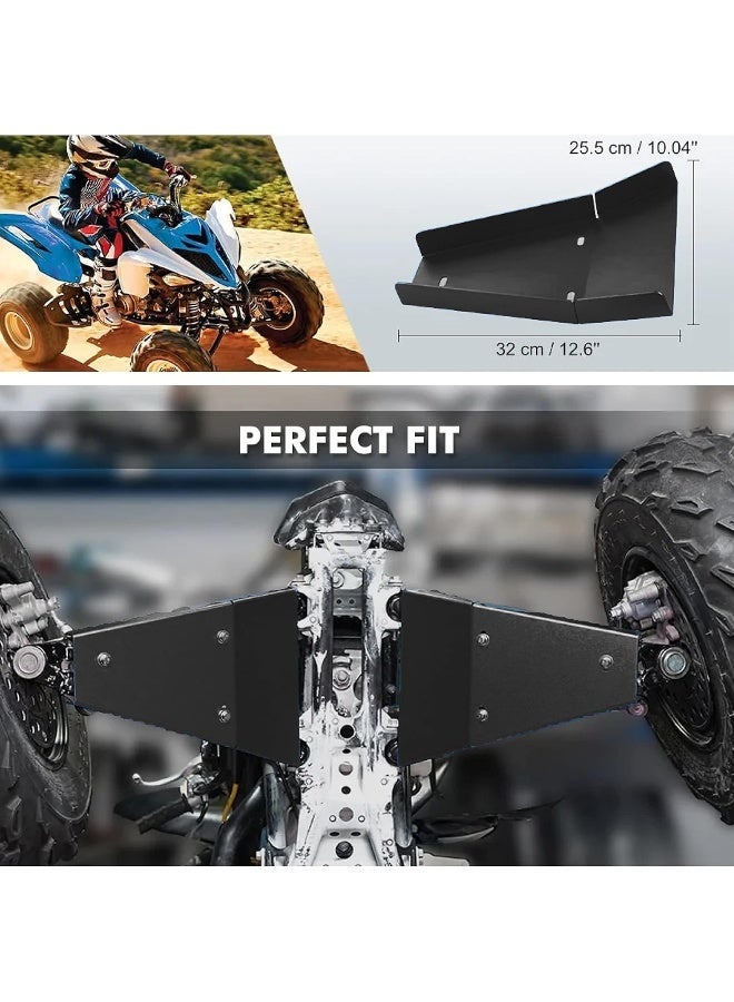 Ebiker Black Aarm Guards Skid Plate Protector for Yamaha Raptor 700 - Image 5