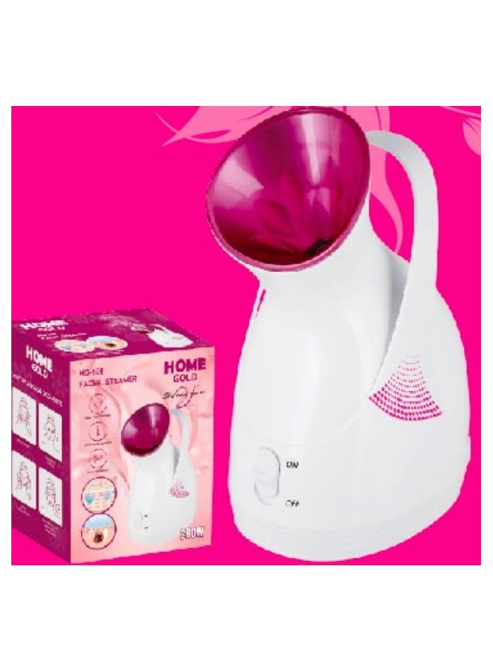 Facial Steamer Ionic Facial & Hair Steamer Gives You Spa-Like Moisturizing, Pore Unclogging, Deep Cleansing Experience (White HG-608) - Image 3