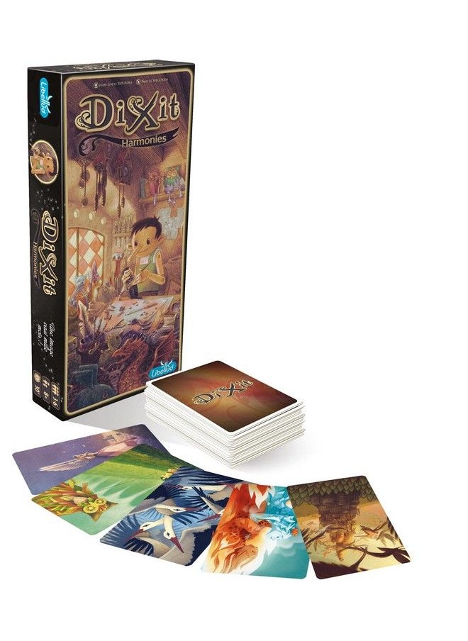 Libellud - Dixit Harmonies Board Game Expansion ; Storytelling Game For Kids And Adults ; Fun Family Board Game ; Creative Kids Game ; Ages 8 And Up ; 3 6 Players ; Average Playtime 30 Minutes ; Made By Libellud - Image 1
