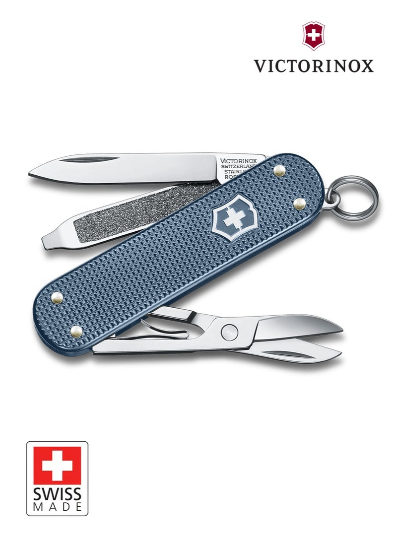 Victorinox Classic SD Alox Limited Edition 2026 in Glacial Blue (0.6221.L26) | Collectible Swiss Army Knife | 5 Functions, Alox Scales, Keychain-Friendly EDC - Image 1