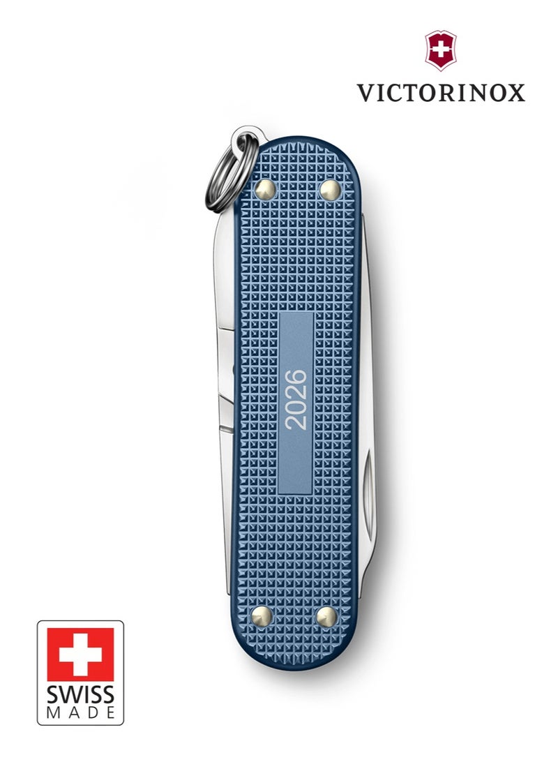 Victorinox Classic SD Alox Limited Edition 2026 in Glacial Blue (0.6221.L26) | Collectible Swiss Army Knife | 5 Functions, Alox Scales, Keychain-Friendly EDC - Image 3