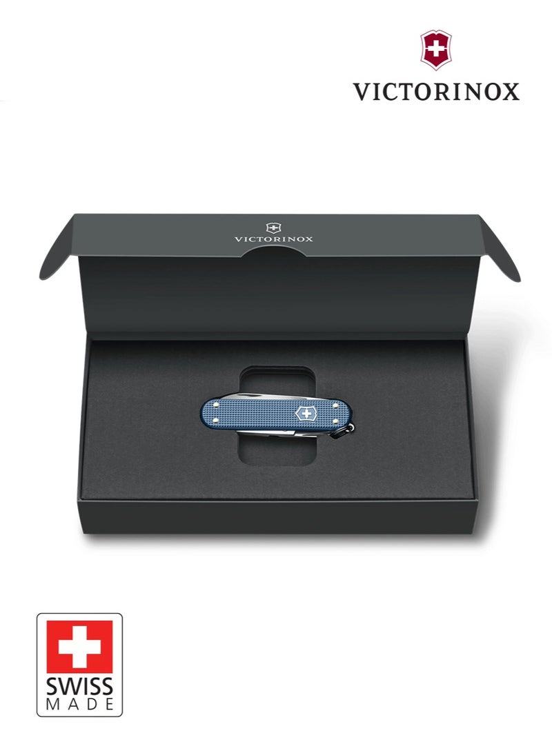 Victorinox Classic SD Alox Limited Edition 2026 in Glacial Blue (0.6221.L26) | Collectible Swiss Army Knife | 5 Functions, Alox Scales, Keychain-Friendly EDC - Image 4
