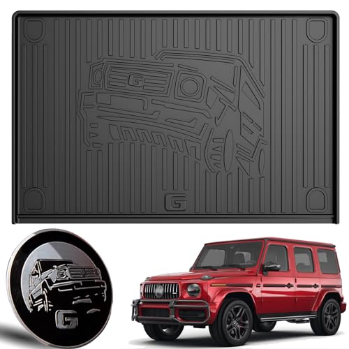 IKABEVEM Original Cargo Liner Fit for 20192025 2026 MercedesBenz G ClassG550G580AMG G63 SUV Custom Fit TPE Cargo Mat All Weather Trunk Mat for Benz G ClassAMG G63 SUVG550G580 - Image 1