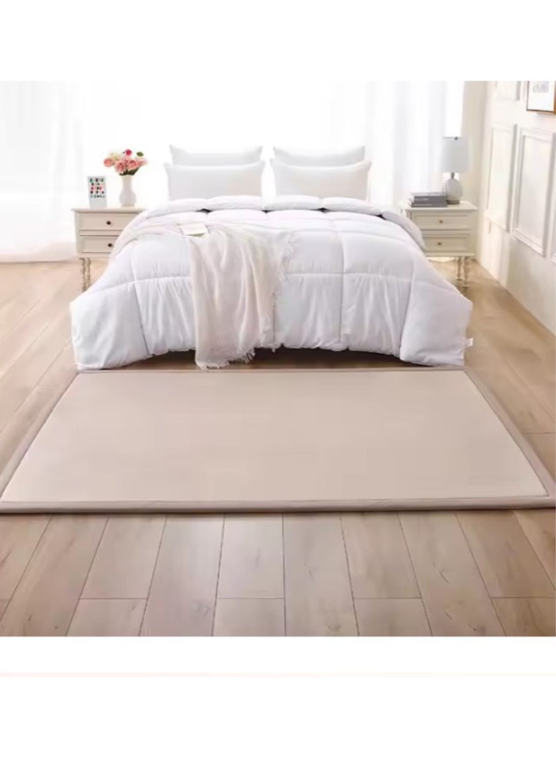 MONOGUE Large Soft Fluffy Area Rug 2cm Thick Coral Velvet Washable Carpet Anti Slip Mat Bedroom Living Room - Image 2