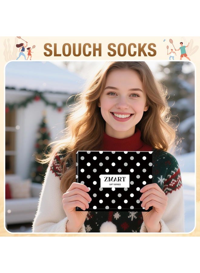 Zmart Women Socks Slouch Socks Scrunch Socks, 80s 90s Socks, White Tube Socks - Image 5