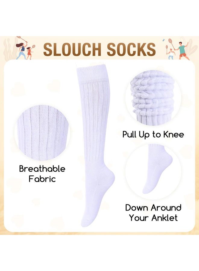 Zmart Women Socks Slouch Socks Scrunch Socks, 80s 90s Socks, White Tube Socks - Image 4