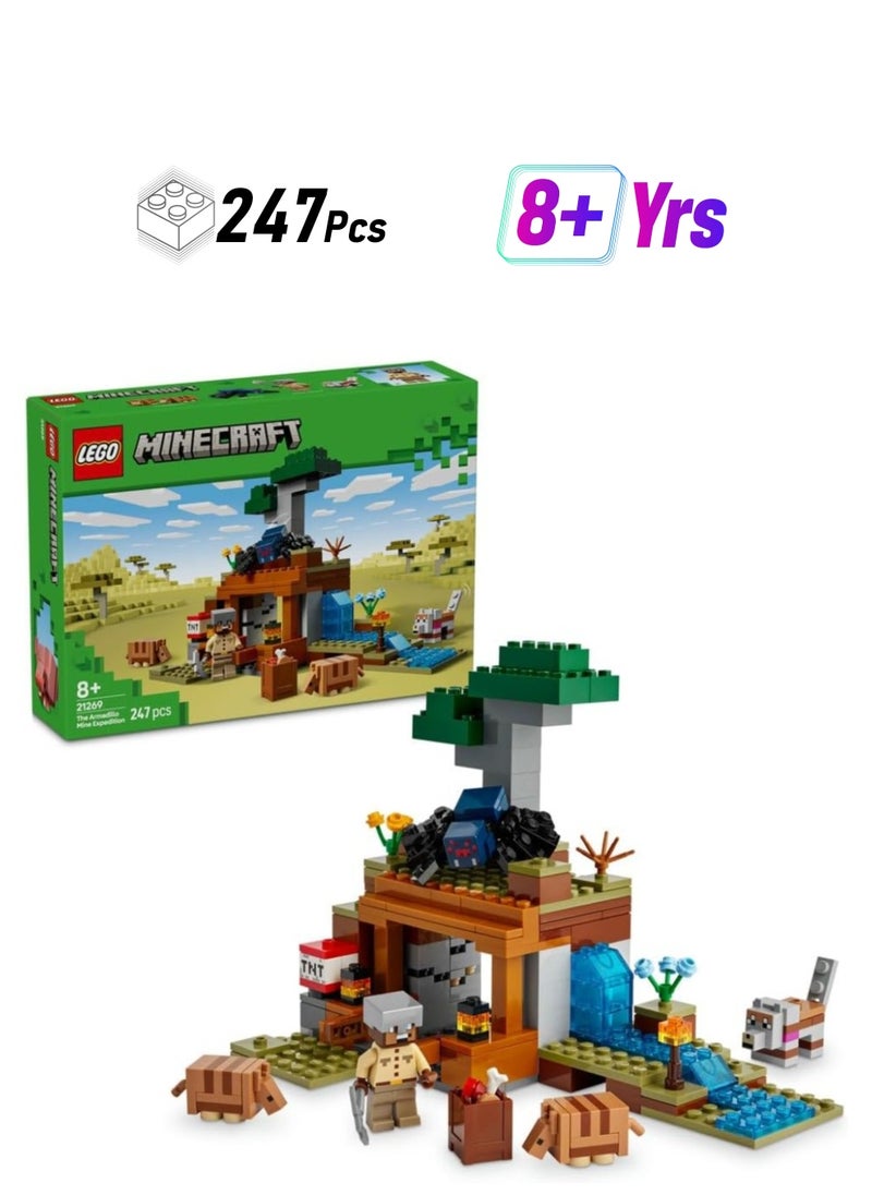 LEGO LEGO Minecraft The Armadillo Mine Expedition Building Toy Set 21269  - Image 1