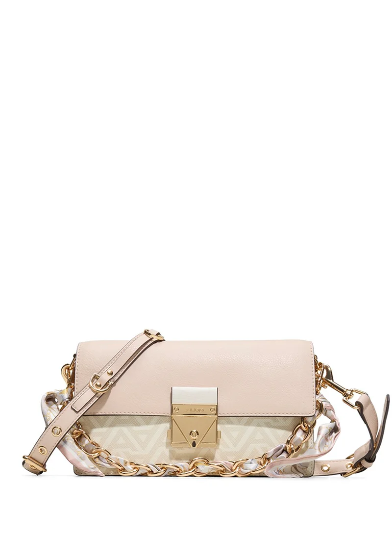 الدو Chain detail flap over crossbody