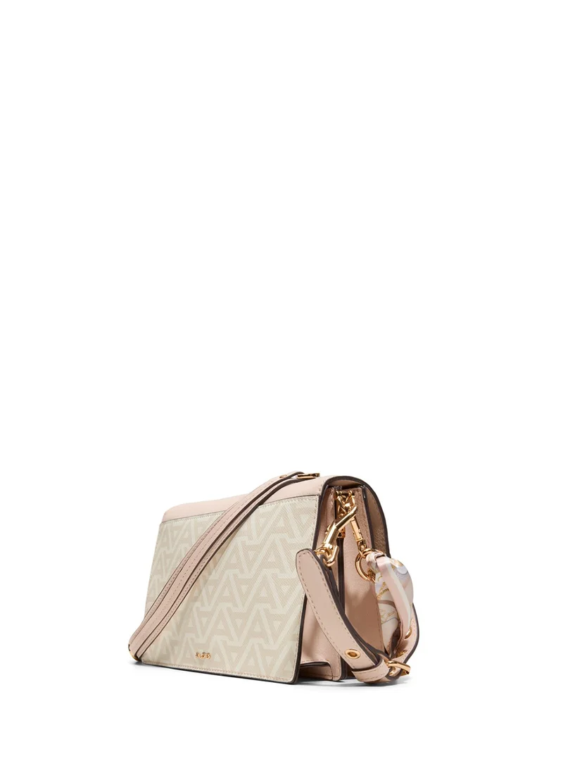 الدو Chain detail flap over crossbody