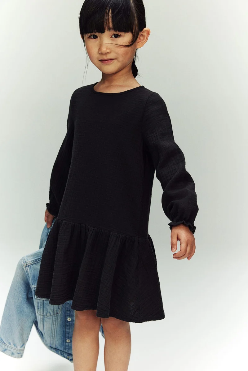 H&M Cotton muslin dress