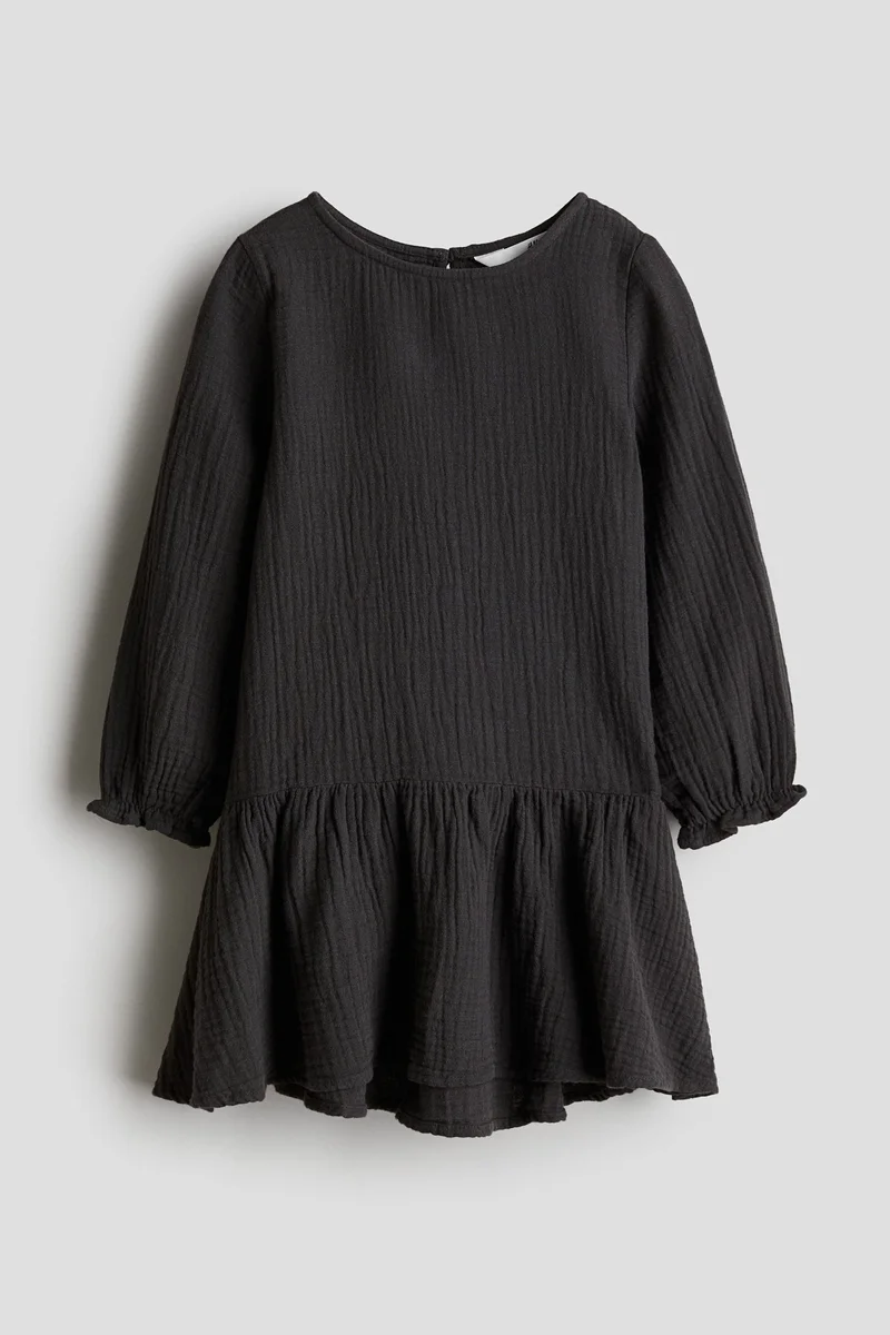 H&M Cotton muslin dress