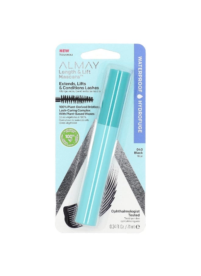Almay Almay, Length & Lift Mascara, 040 Black, 0.24 fl oz (7.1 ml)  - Image 2