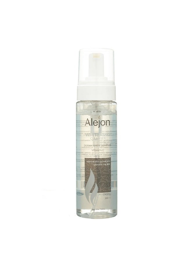 Alejon Whitening Cleanser gently yet effectively cleanses and brightens sensitive skin. Enriched with vitamins, this soap-free formula restores radiance while maintaining skin’s natural moisture balance. - Image 1