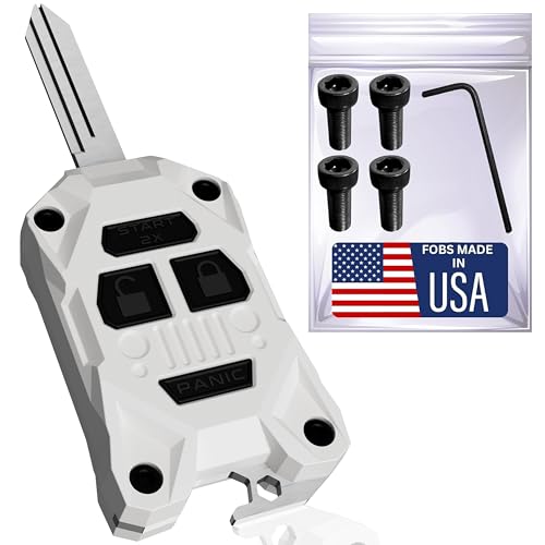 Dubbs Hardware Rugged Replacement Key Fob Shell for Jeep Builtin Bottle Opener HighImpact PCABS Housing Made in USA Also Fits Chrysler and Dodge Models 20052018 - Image 1